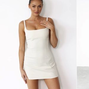 Elegant White Mini Dress